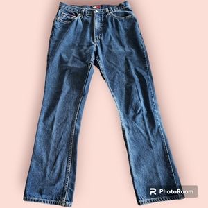TOMMY jeans bootleg women's size 11 inseam 30 medium wash denim